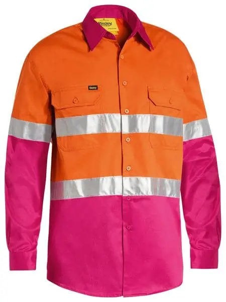 Bisley 3M Taped Cool Lightweight Hi Vis Shirt BS6696T Metro Workwear.